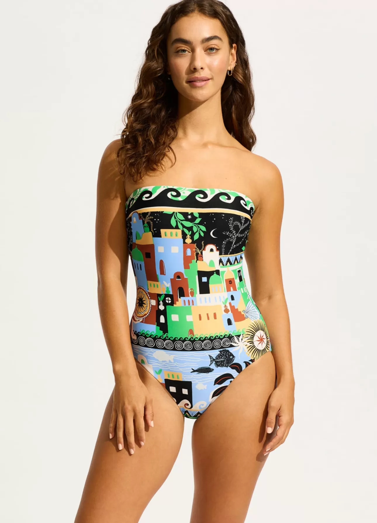 Seafolly Atlantis Bandeau One Piece -