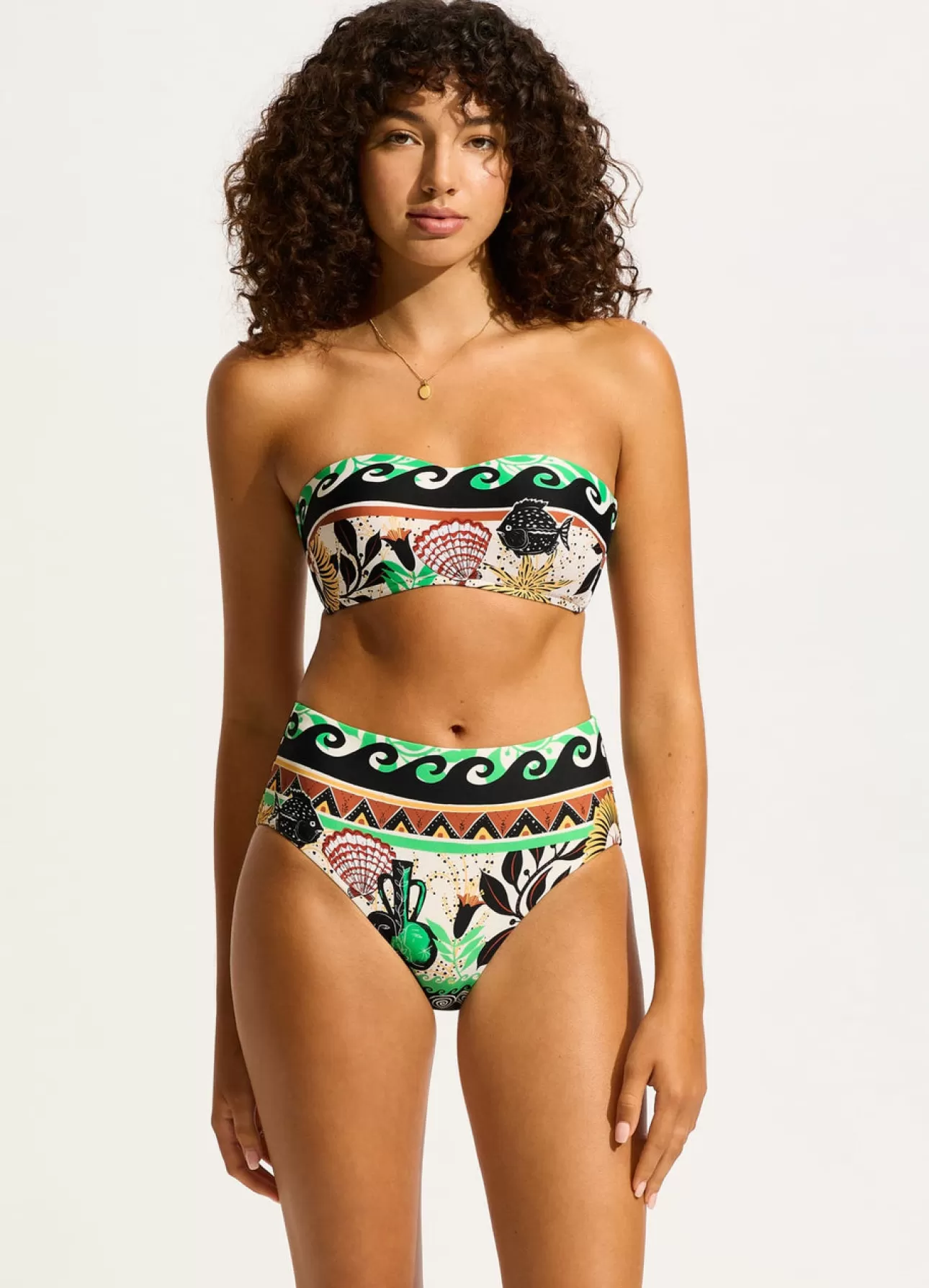 Seafolly Atlantis High Waisted Bikini Bottom -