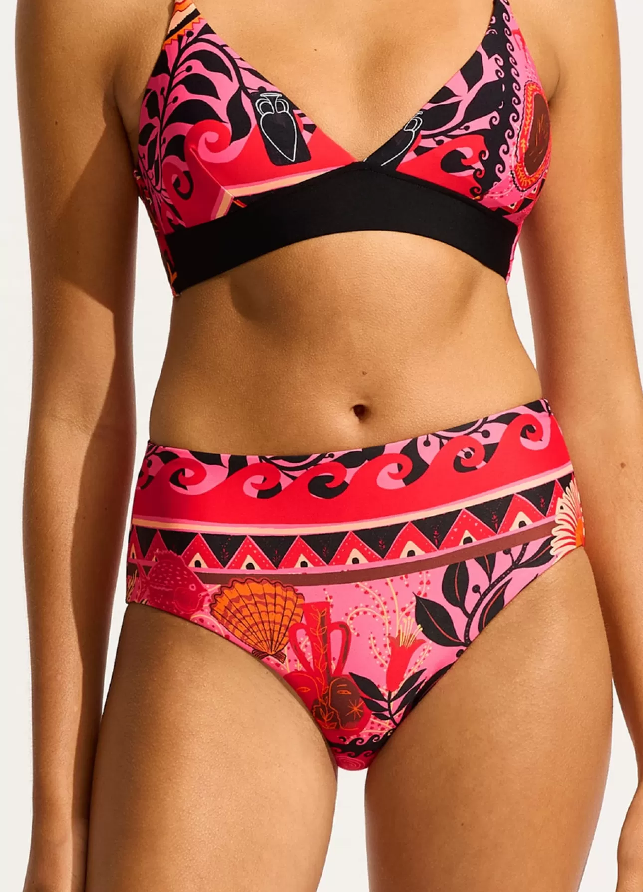 Seafolly Atlantis High Waisted Bikini Bottom -