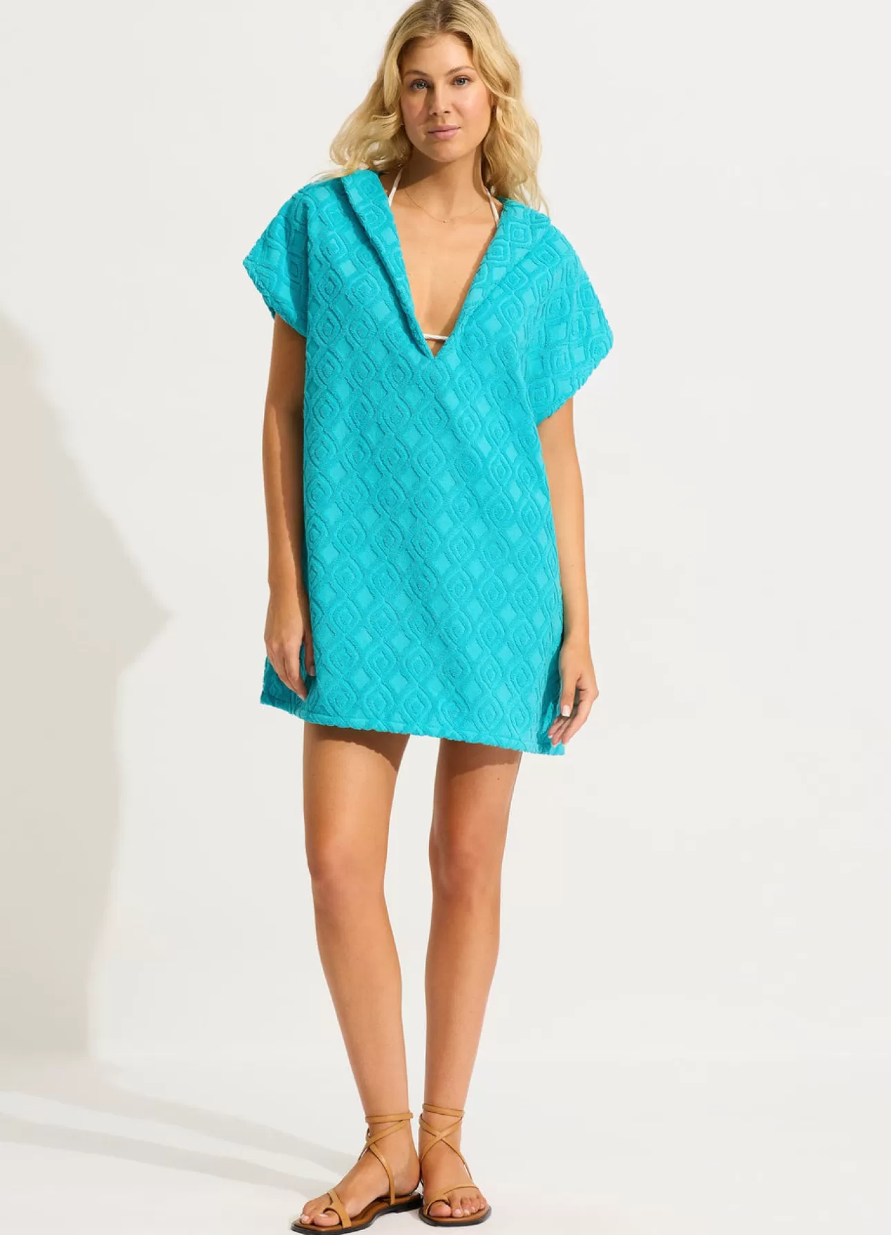 Seafolly Birds Of Paradise Towel Poncho -