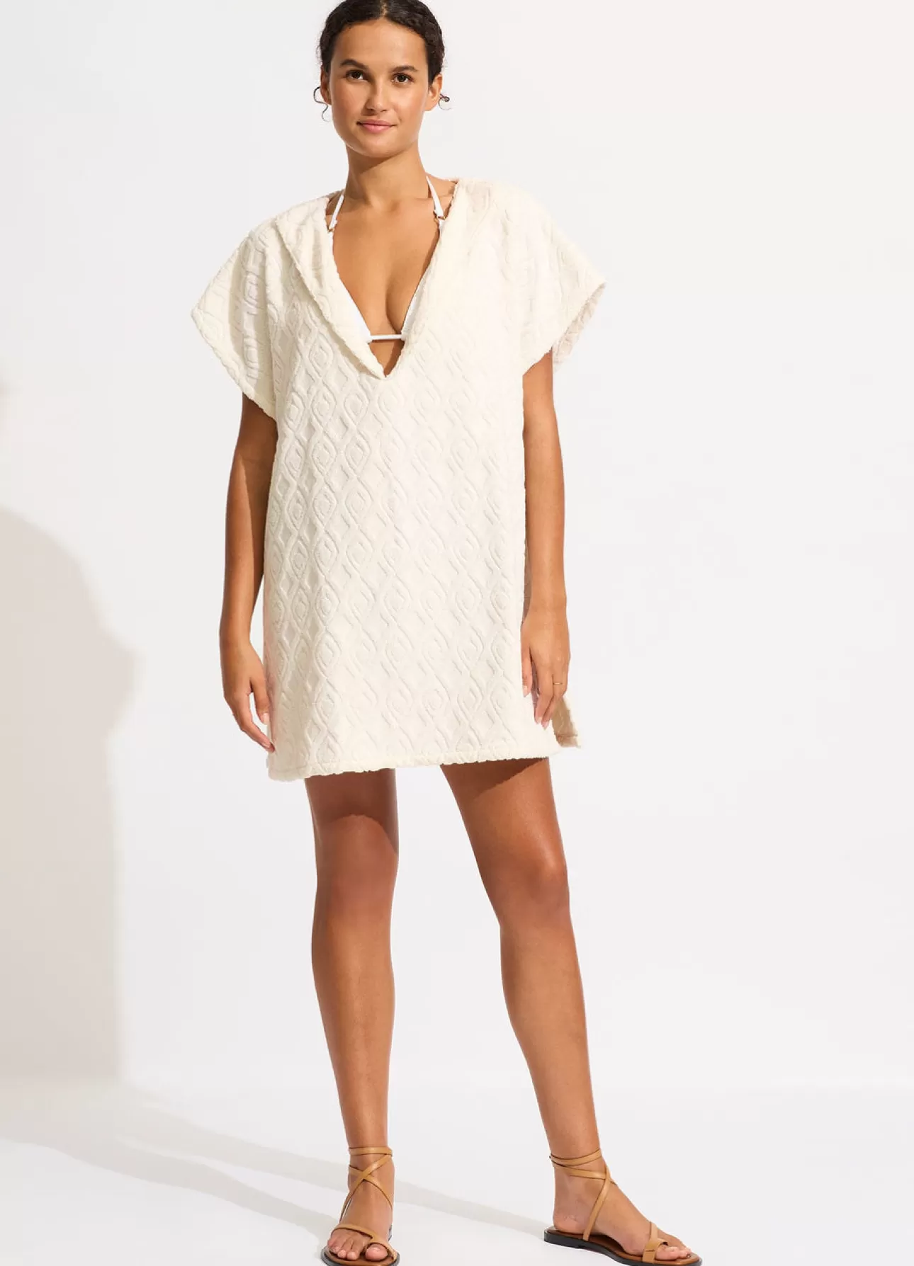 Seafolly Birds Of Paradise Towel Poncho -