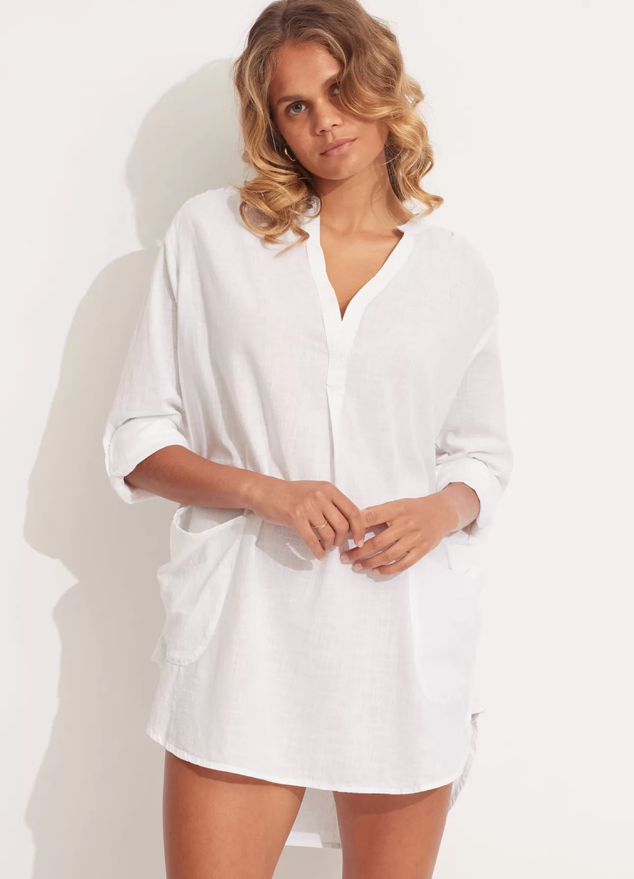 Seafolly Boyfriend Beach Shirt -