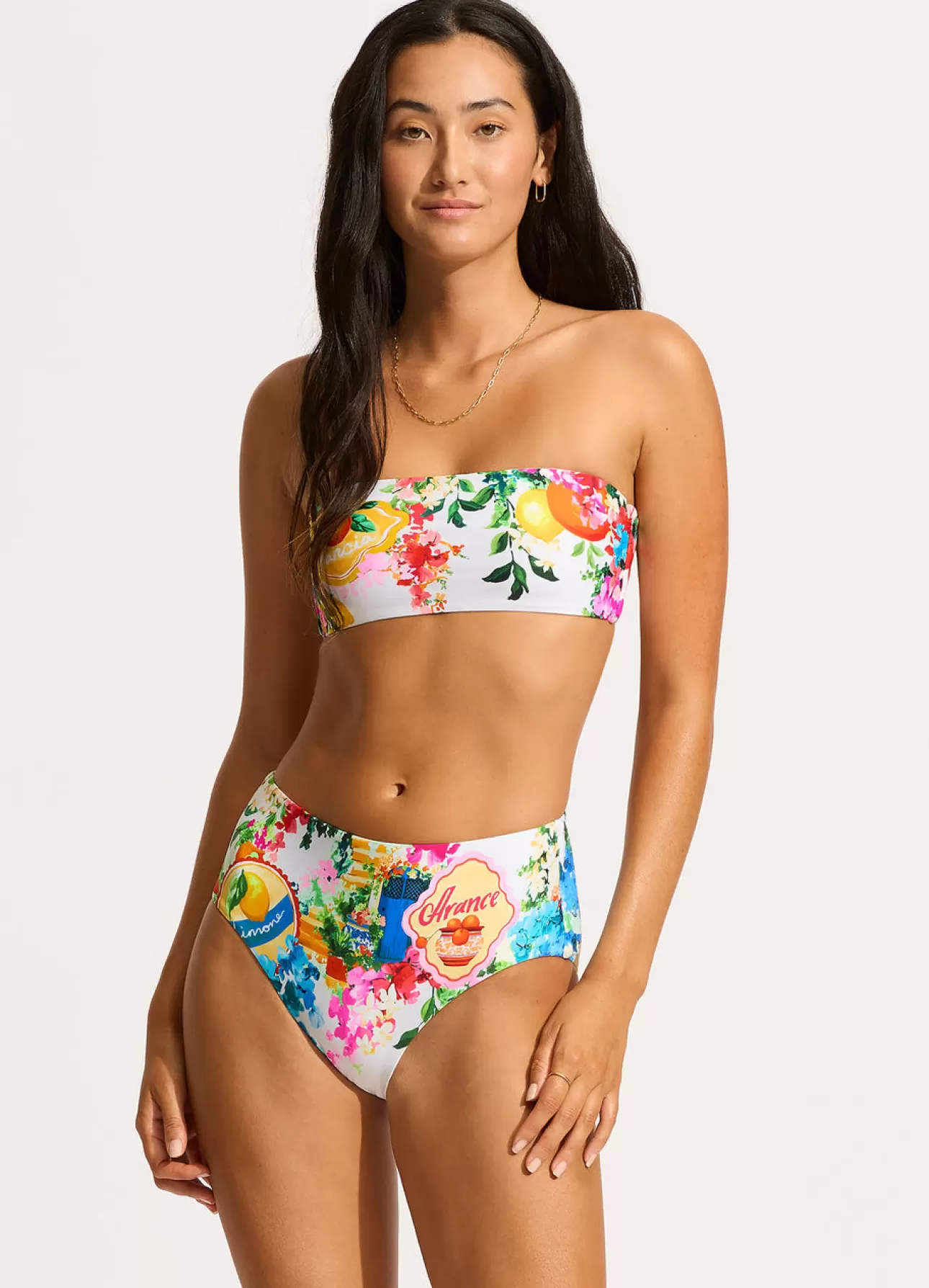 Seafolly Ciao Bella High Waisted Bikini Bottom -