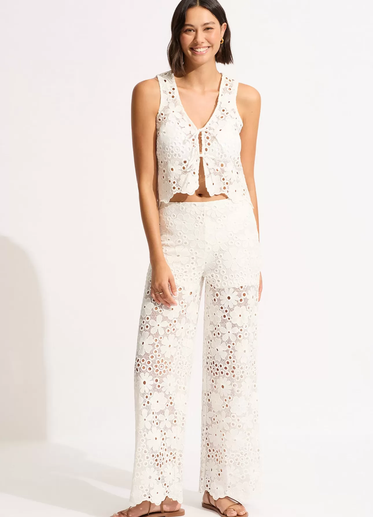 Seafolly Crochet Pant -