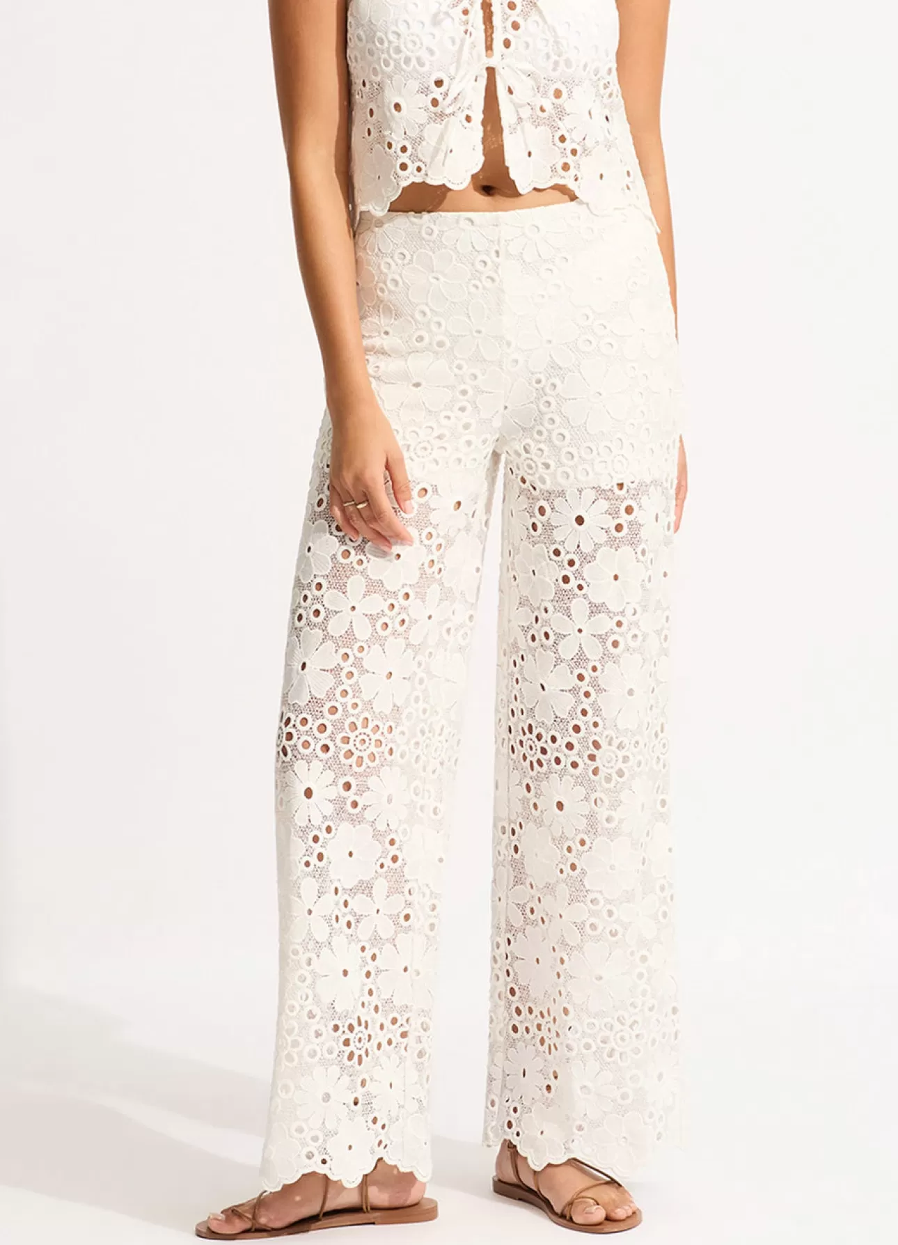 Seafolly Crochet Pant -