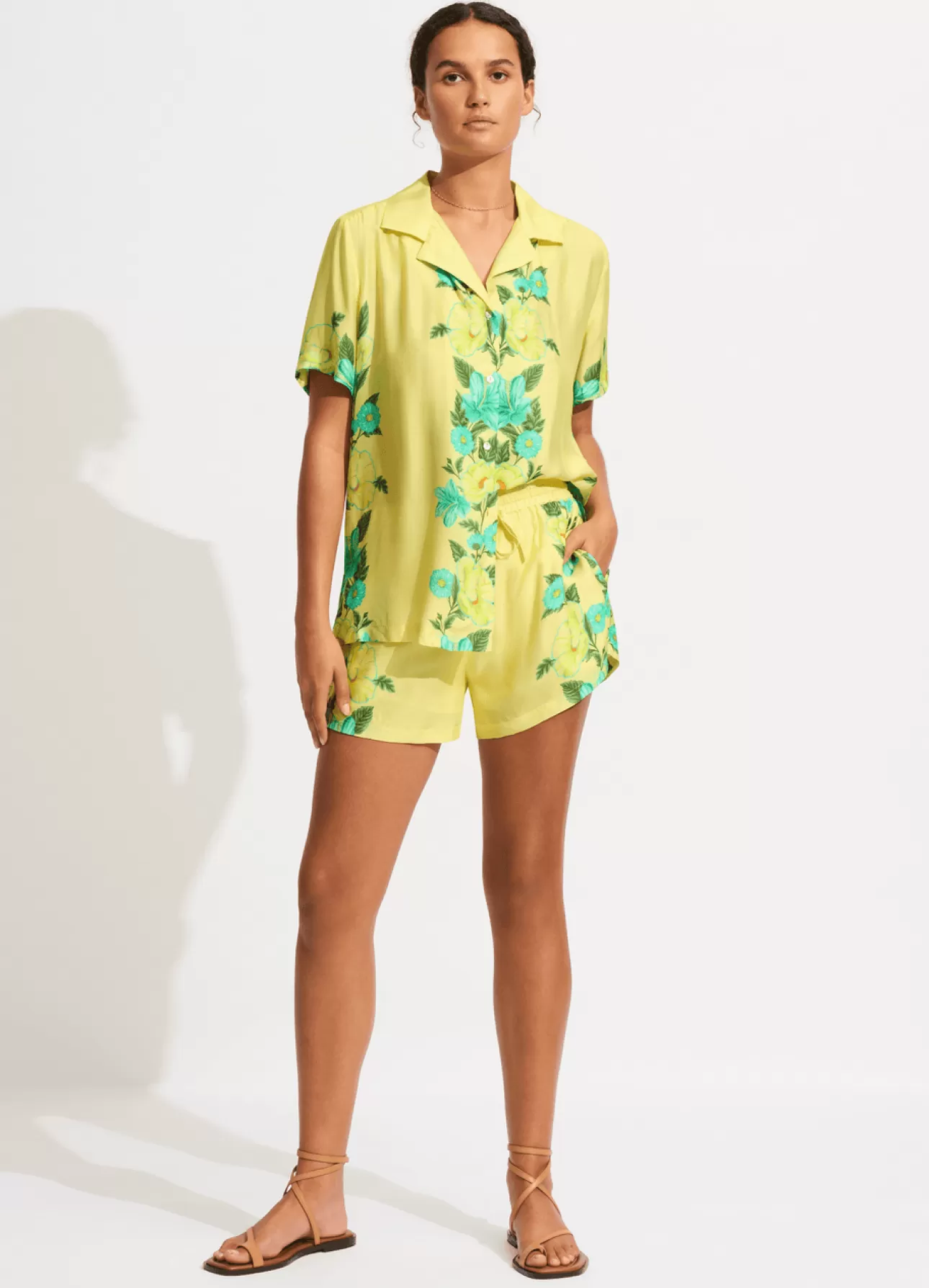 Seafolly Garden Party Short - Lime Light