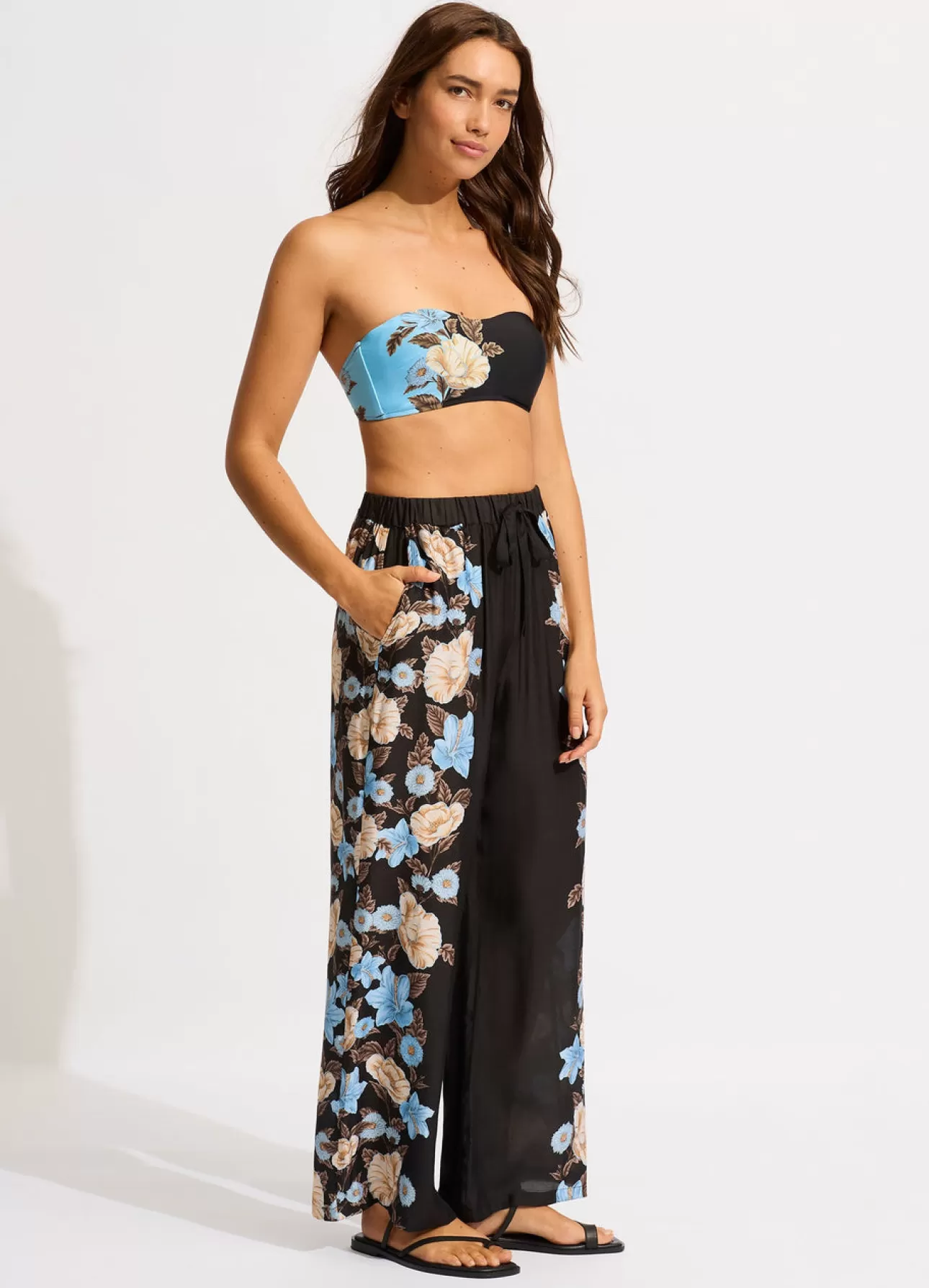 Seafolly Garden Party Wide Leg Pant -