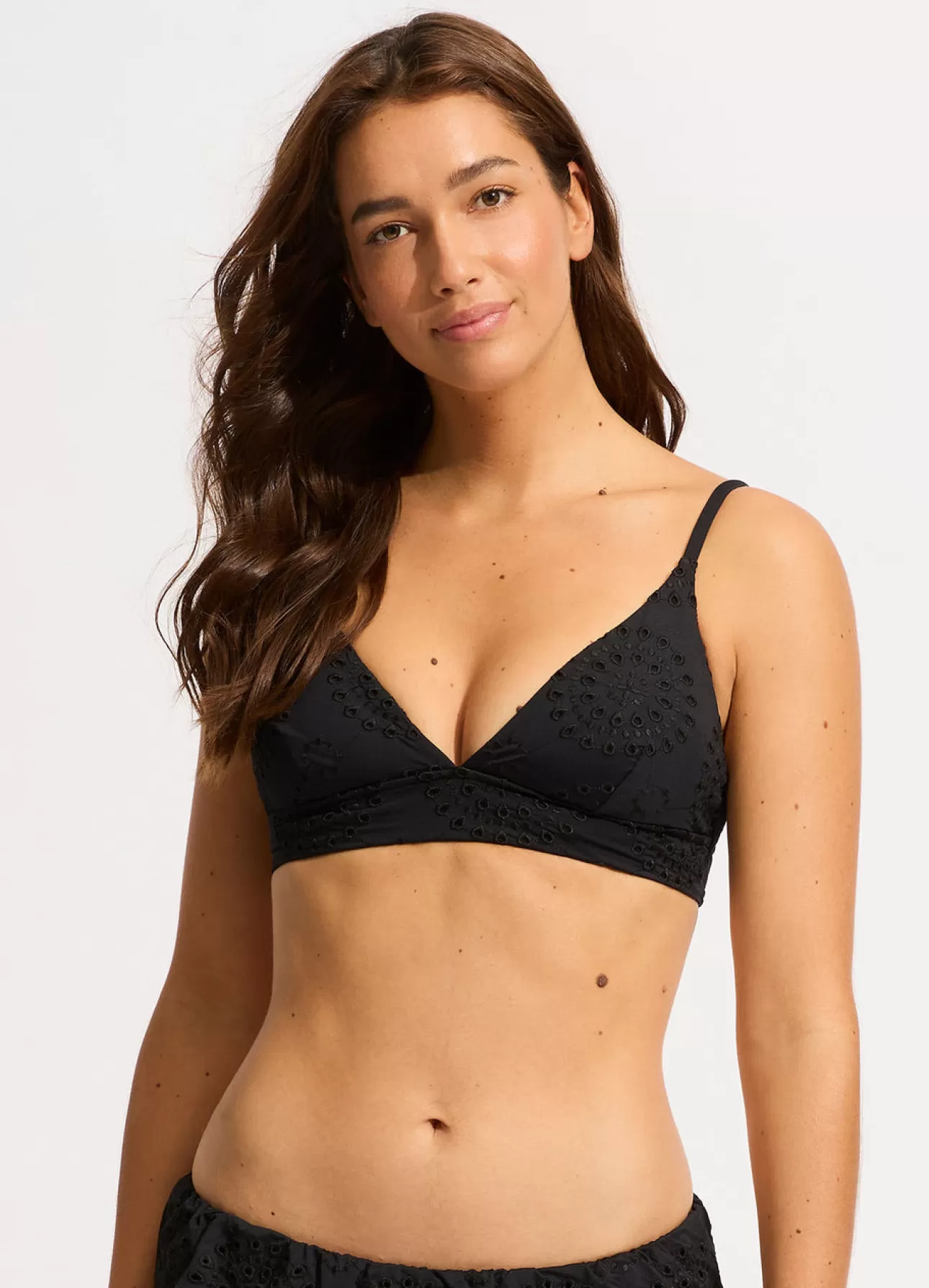 Seafolly Lulu Banded Bralette Bikini Top -