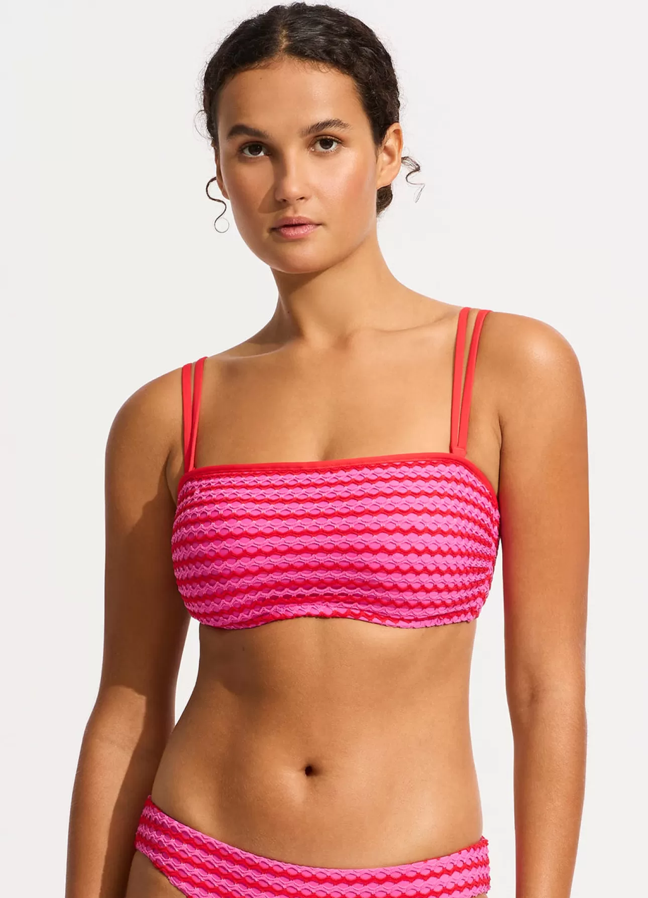 Seafolly Mesh Effect DD Tank Bikini Top -