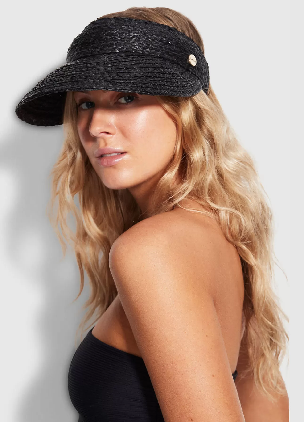 Seafolly Raffia Visor -