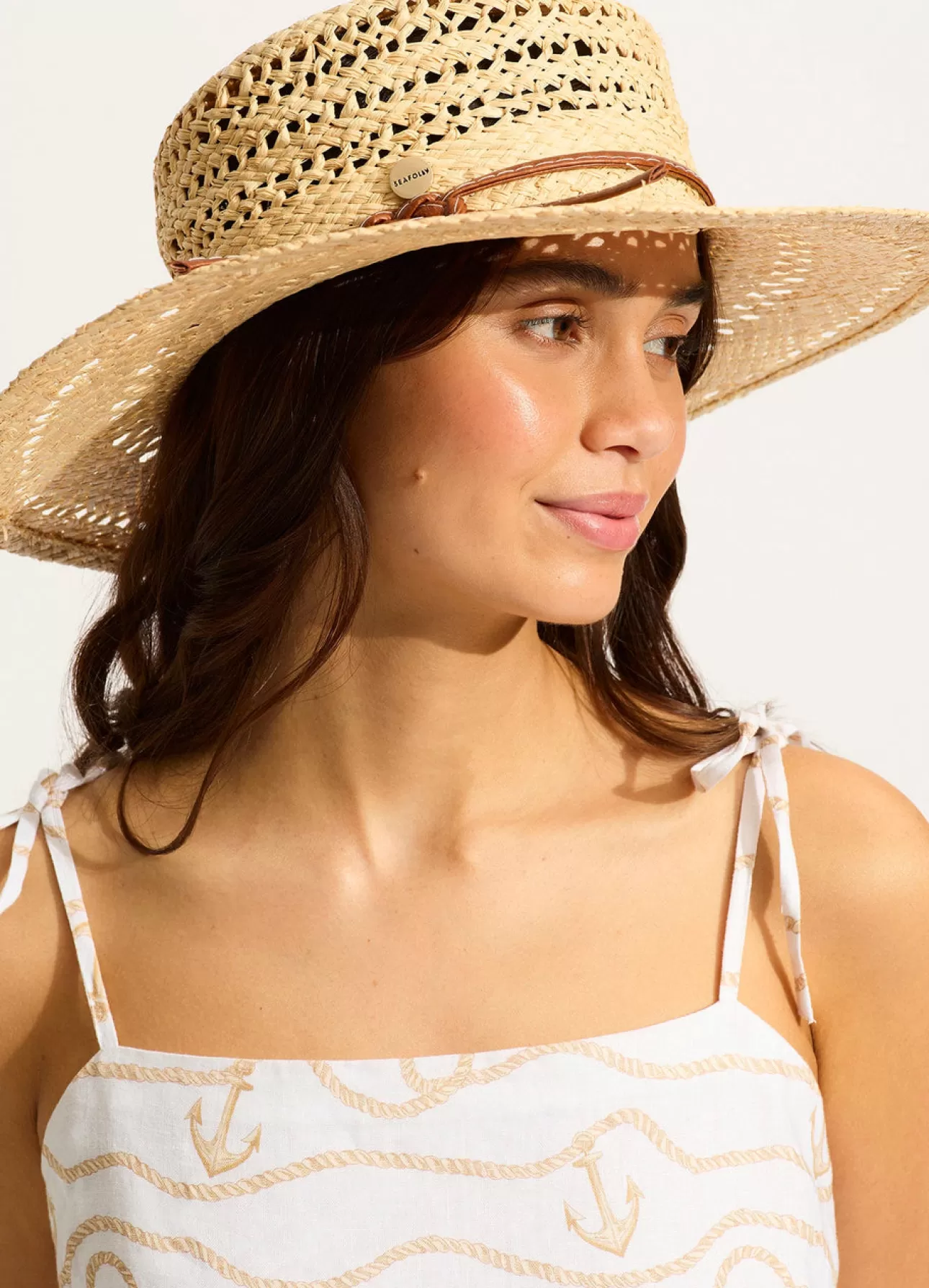 Seafolly Savona Boater Hat -