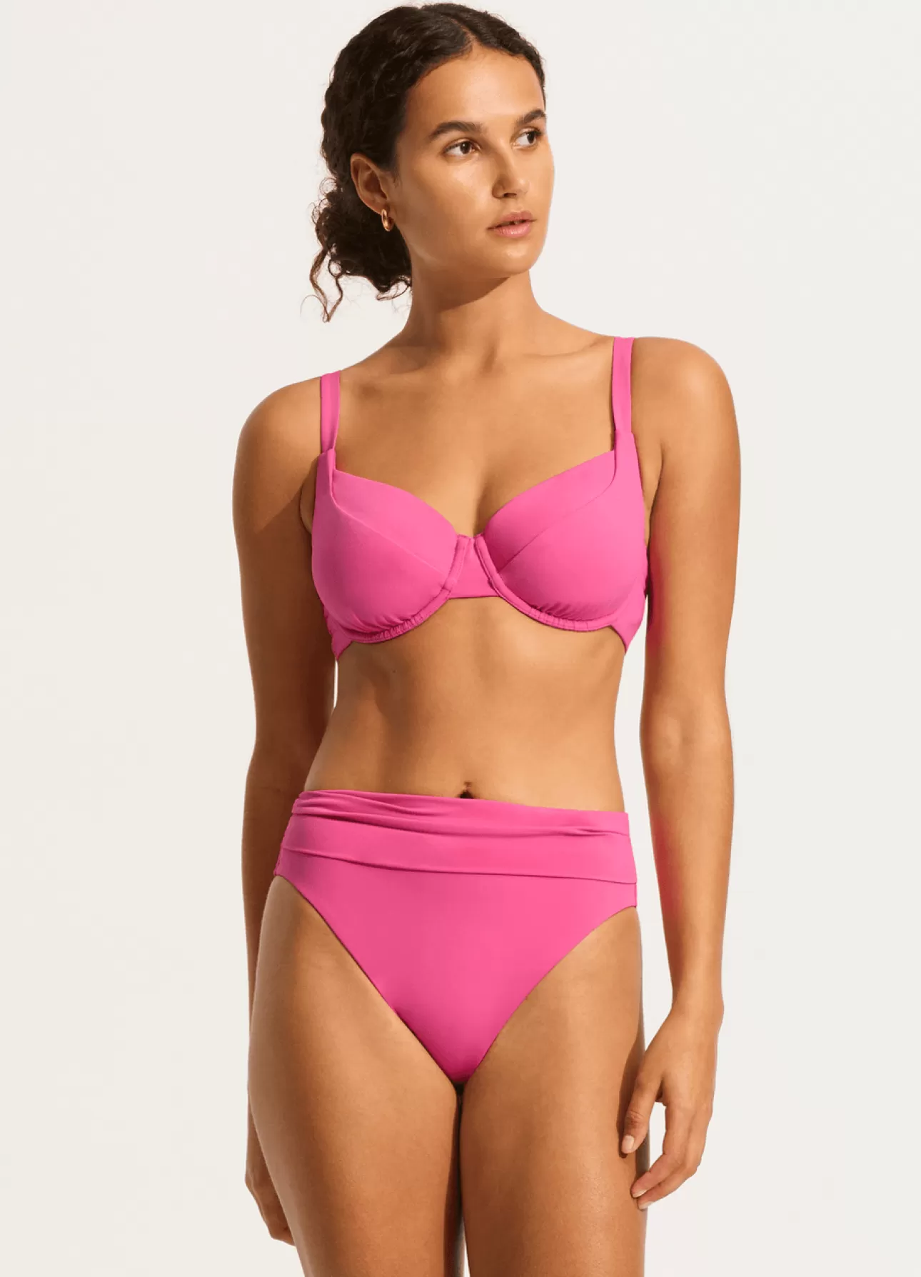 Seafolly Collective Roll Top Bikini Bottom -