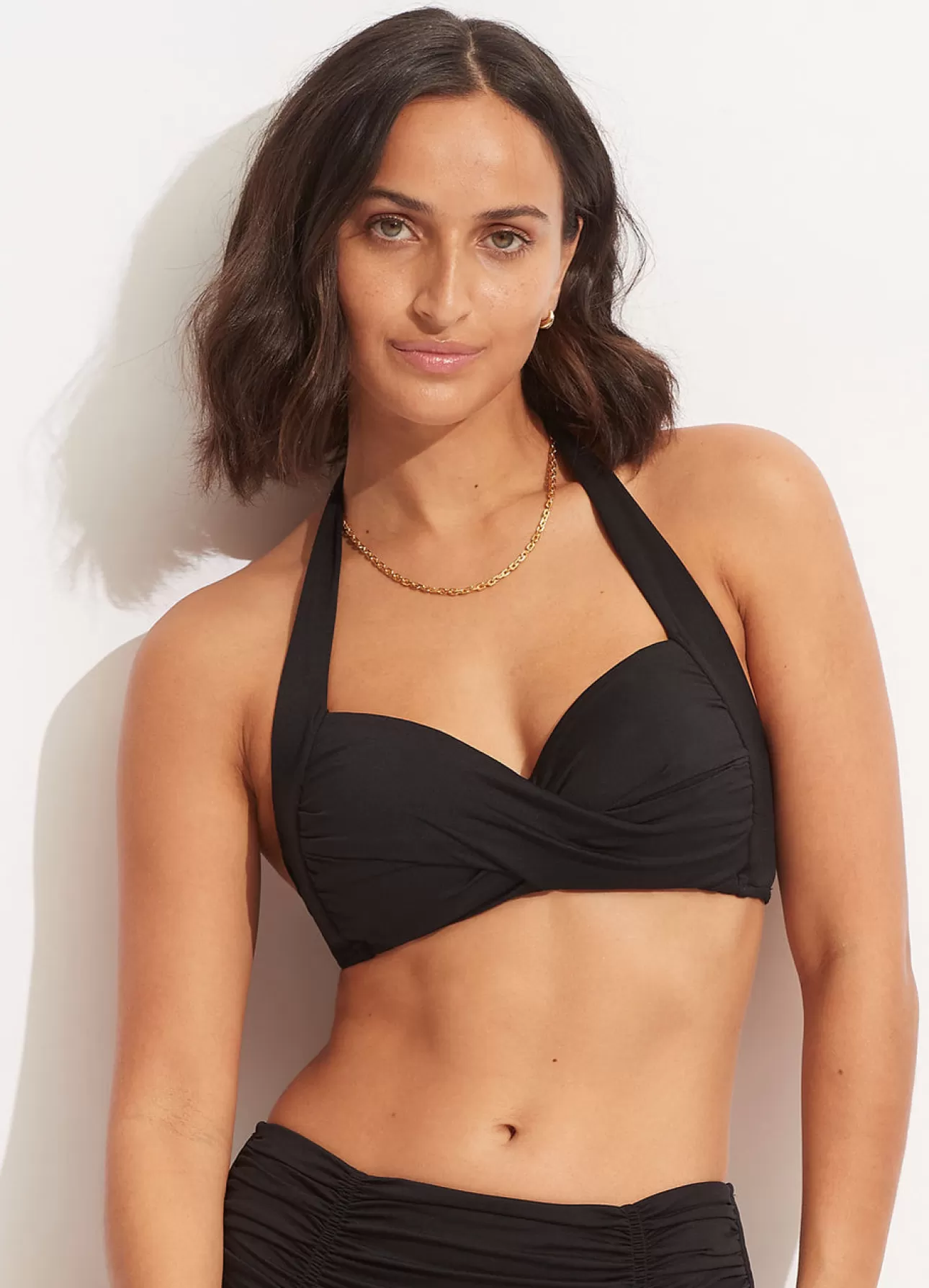 Seafolly Collective Twist Soft Cup Halter -