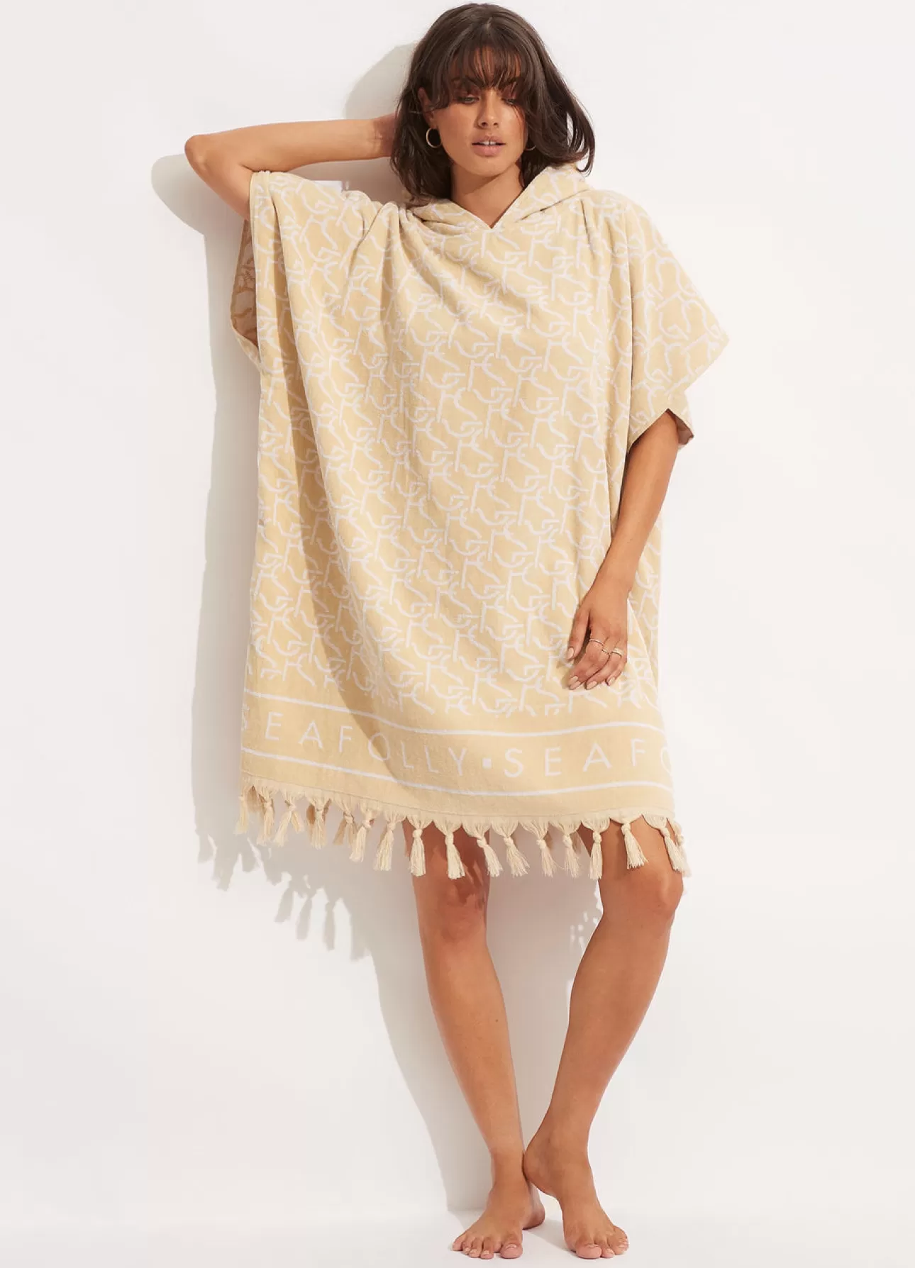 Seafolly SF Monogram Towel Poncho -