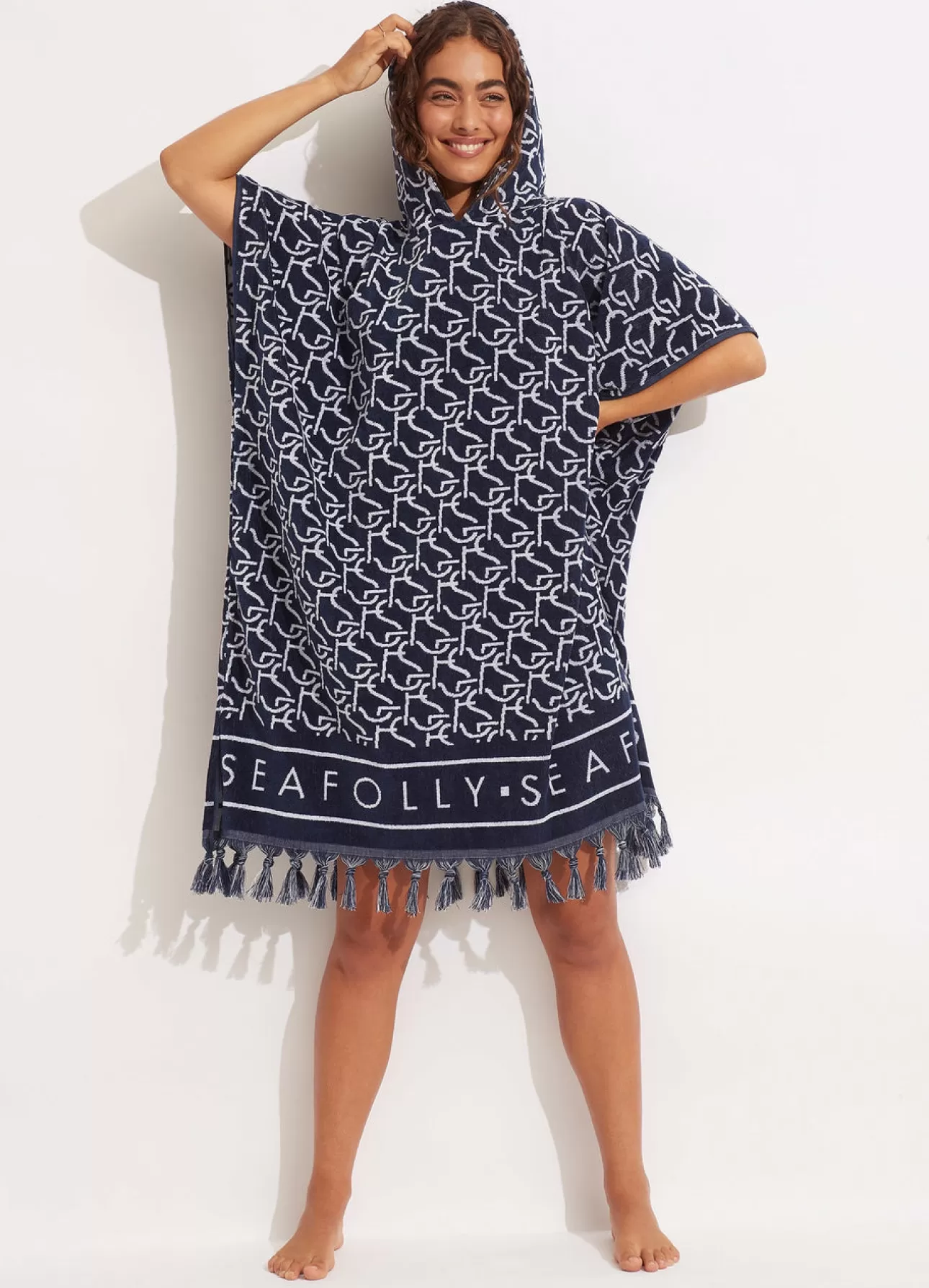 Seafolly SF Monogram Towel Poncho -