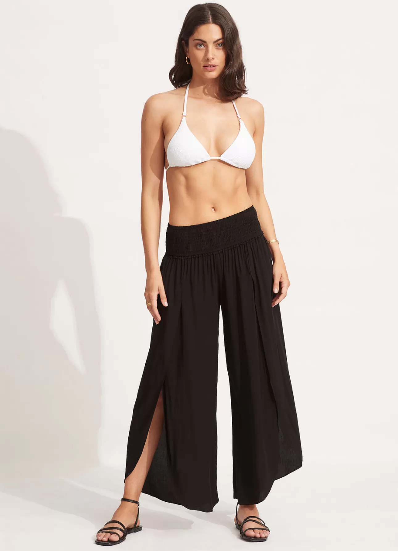 Seafolly Shirred Waist Wrap Pant -