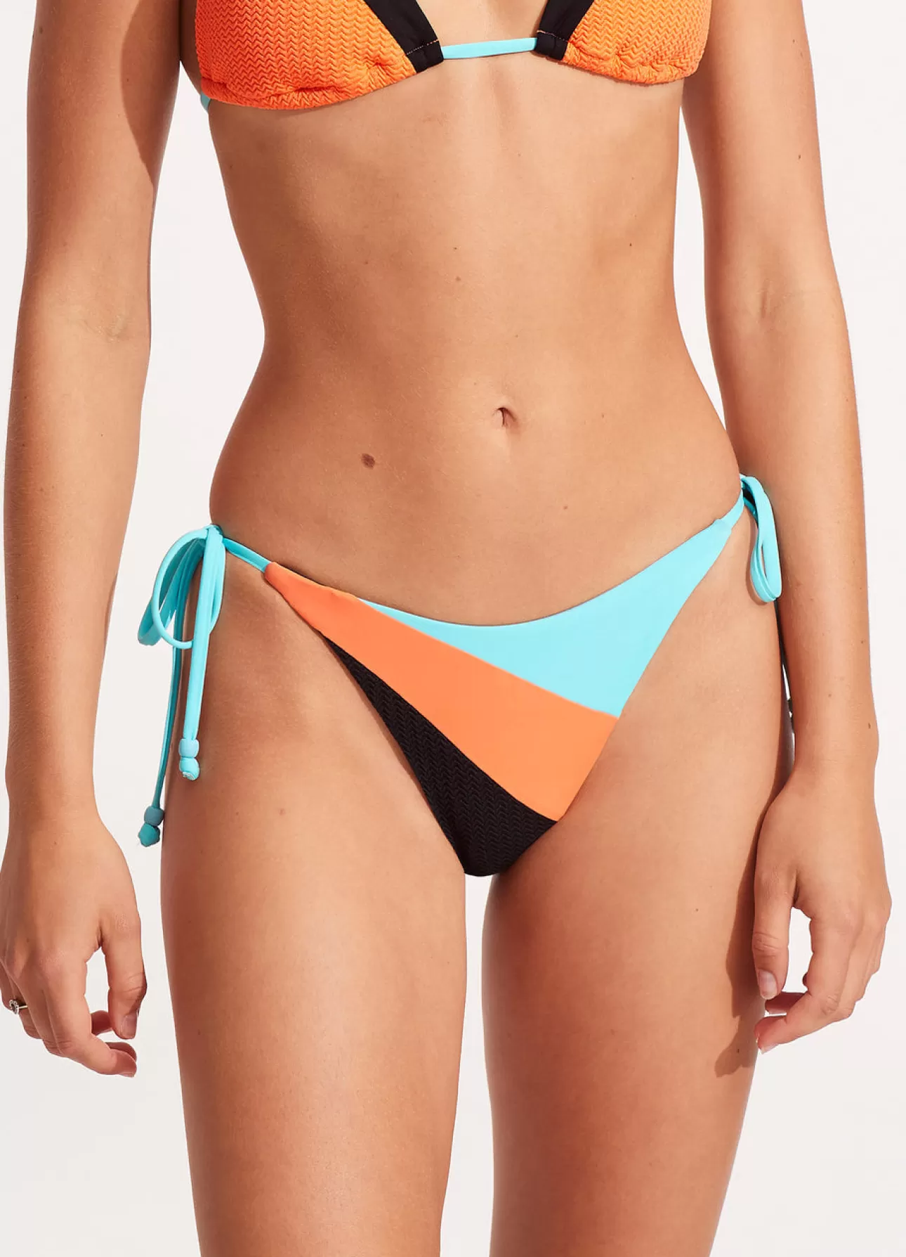 Seafolly Slice Of Splice Tie Side Bikini Bottom -