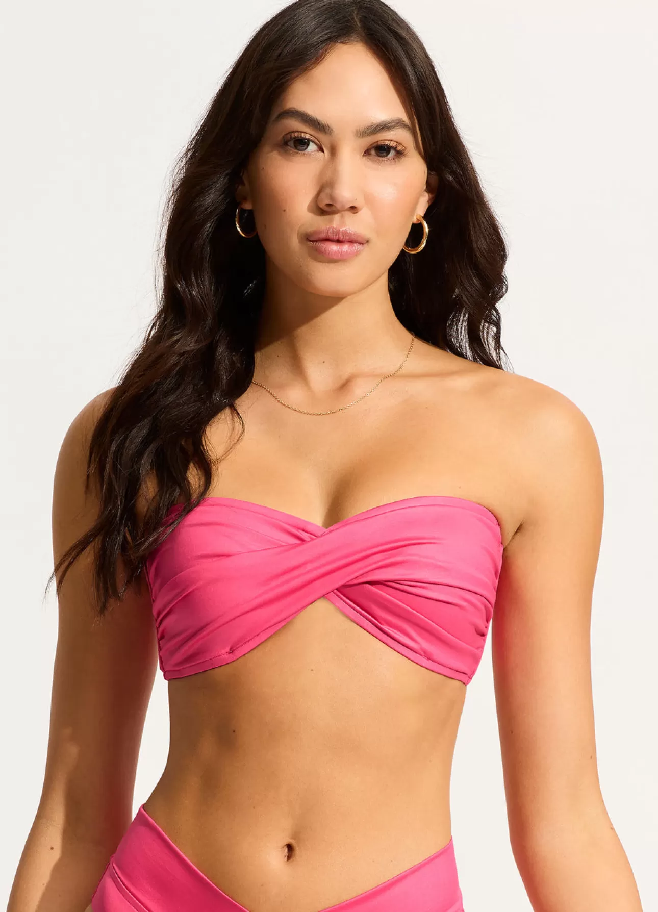 Seafolly Soleil Twist Bandeau Bikini Top -