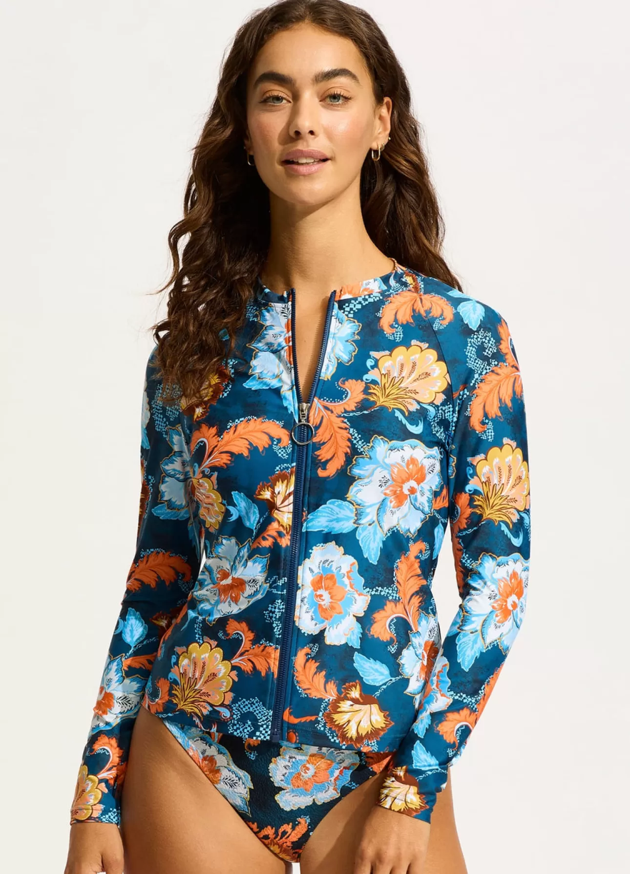 Seafolly Spring Festival Long Sleeve Rashvest -