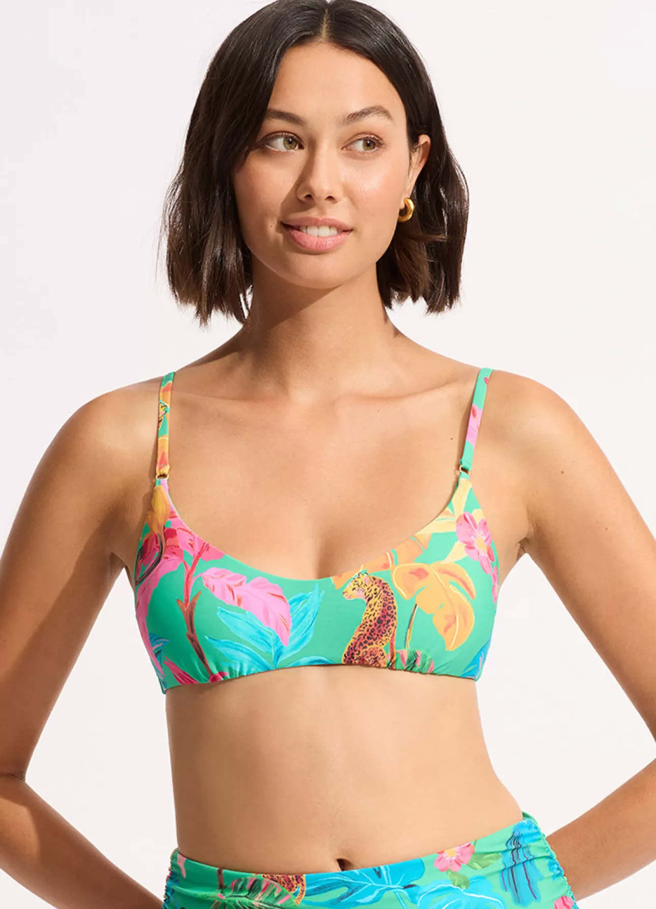 Seafolly Tropica Bralette Bikini Top -